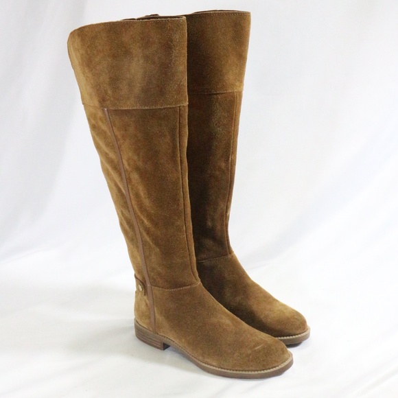 FRANCO SARTO Caydee Cognac Wide Calf Tall Boots - Picture 4 of 8